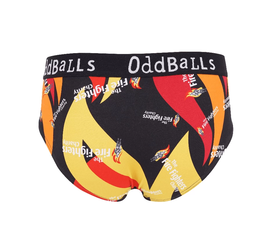 Flash Sale ✔️ OddBalls The Fire Fighters Charity - Teen Boys Briefs ❤️ 4 OddBalls The Fire Fighters Charity - Teen Boys Briefs