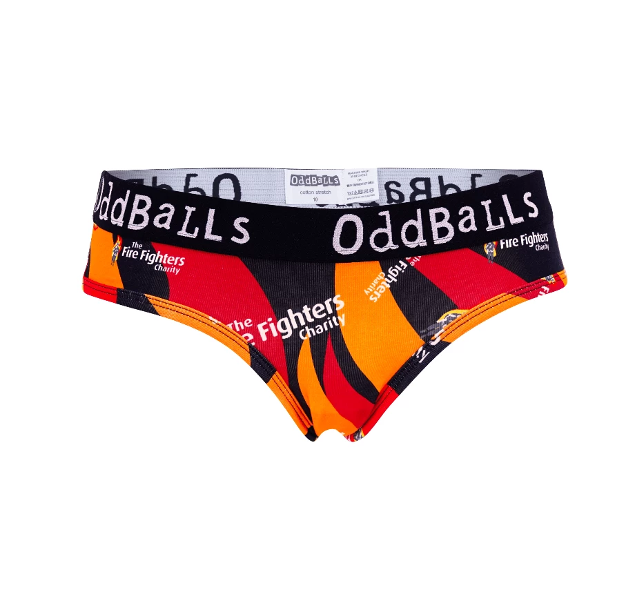 Brand new 👏 OddBalls The Fire Fighters Charity - Teen 👧 Girls Briefs 🎉 3 OddBalls The Fire Fighters Charity - Teen Girls Briefs