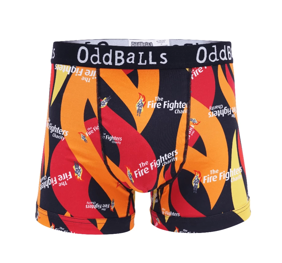 Best deal 😍 OddBalls The Fire Fighters Charity - Teen Boys Boxer Shorts ⌛ 3 OddBalls The Fire Fighters Charity - Teen Boys Boxer Shorts