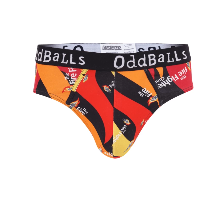 Flash Sale ✔️ OddBalls The Fire Fighters Charity - Teen Boys Briefs ❤️ 3 OddBalls The Fire Fighters Charity - Teen Boys Briefs