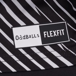 OddBalls Sportswear Zig Zag - Black / Grey - Flex Fit - Mens Training T-Shirt