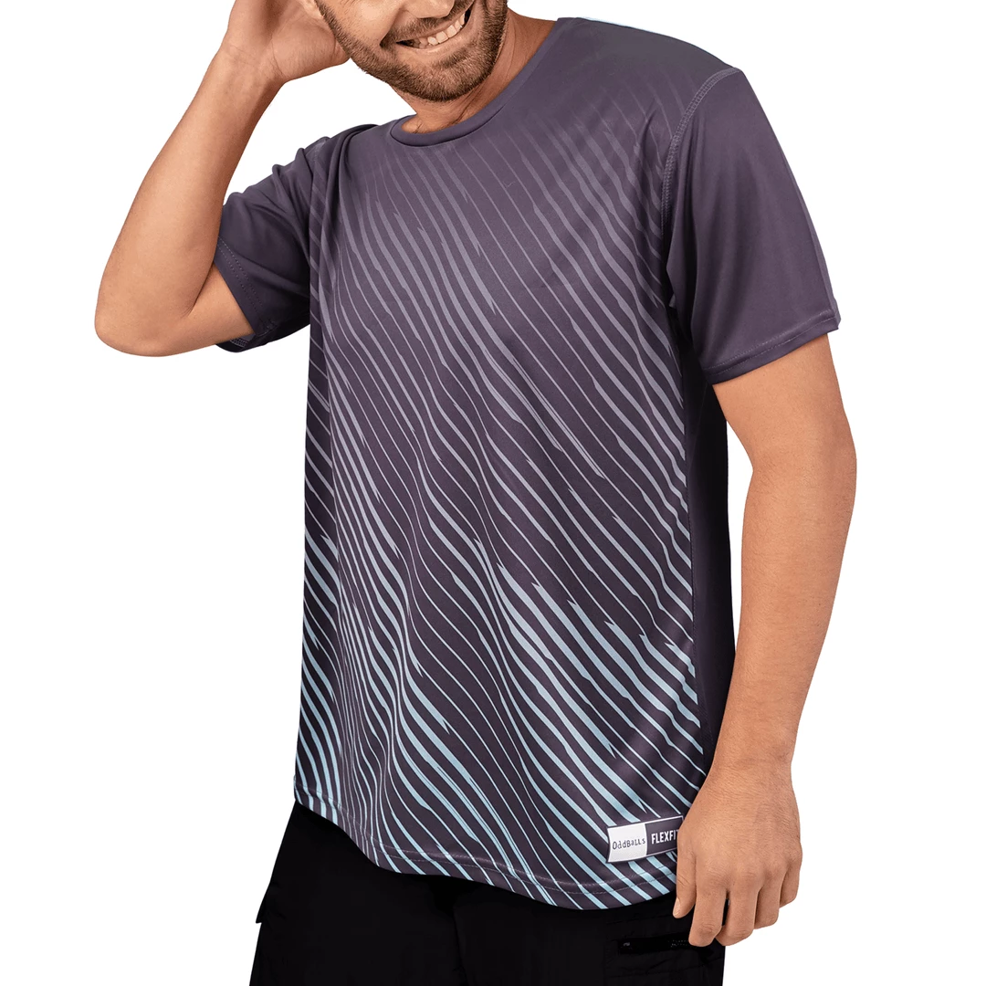Best reviews of 🥰 OddBalls Sportswear Zig Zag - Grey / Mint - Flex Fit - Mens Training T-Shirt 💯 3 OddBalls Sportswear Zig Zag - Grey / Mint - Flex Fit - Mens Training T-Shirt