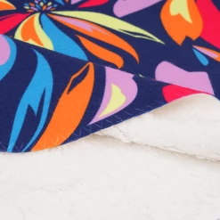 OddBalls Flower Power - Luxury Sherpa Fleece Blanket