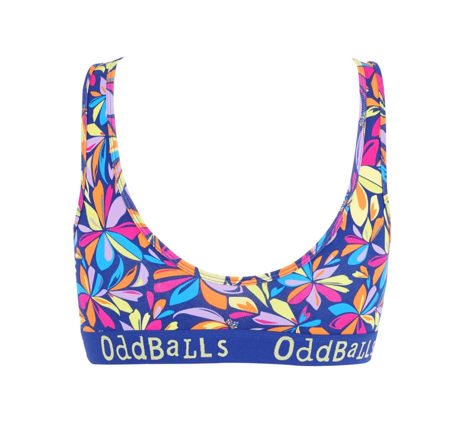 Buy ⌛ OddBalls Flower Power - Ladies Bralette Bralettes 🎁 4 OddBalls Flower Power - Ladies Bralette Bralettes