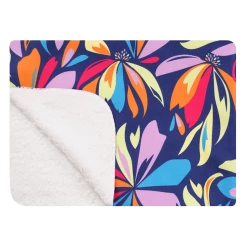 OddBalls Flower Power - Luxury Sherpa Fleece Blanket