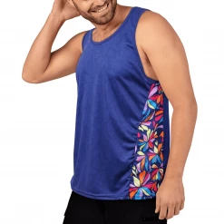 OddBalls Flower Power - Tech Fit - Running Vest Sportswear