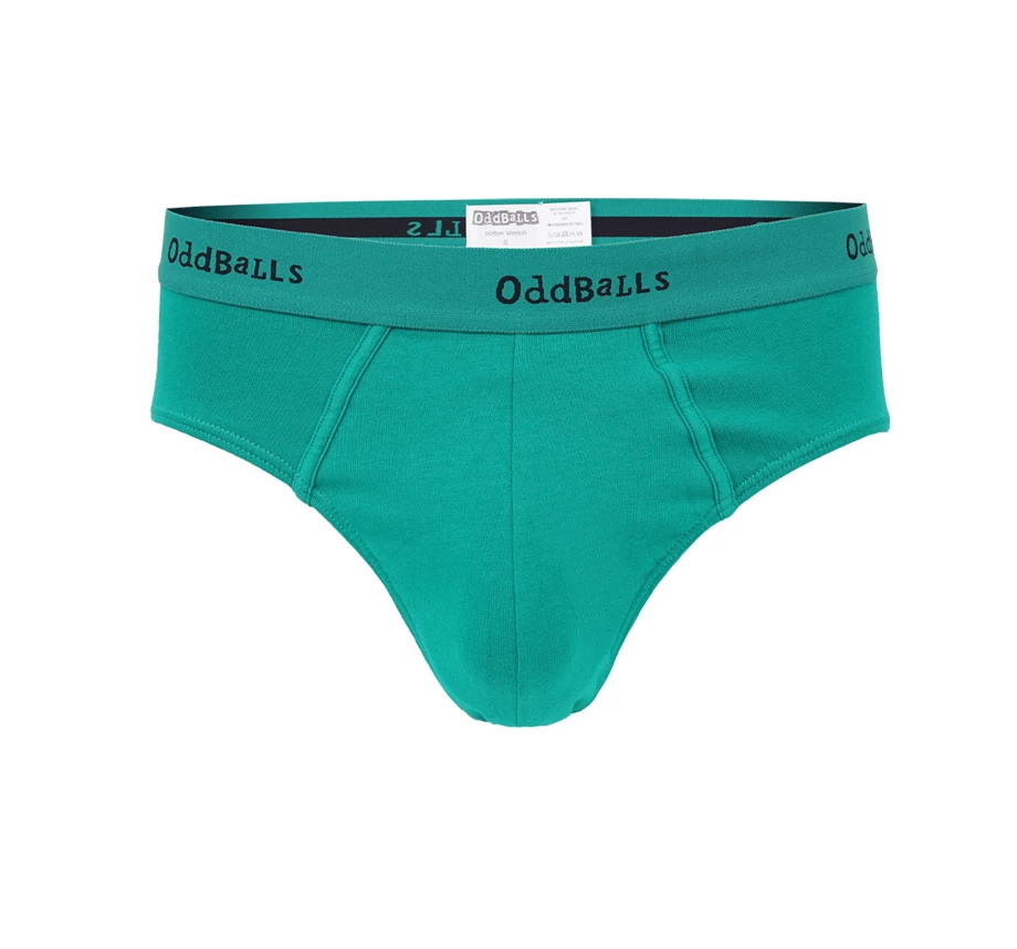 Wholesale 🌟 OddBalls Green & Black - Teen Boys Briefs 🌟 3 OddBalls Green & Black - Teen Boys Briefs
