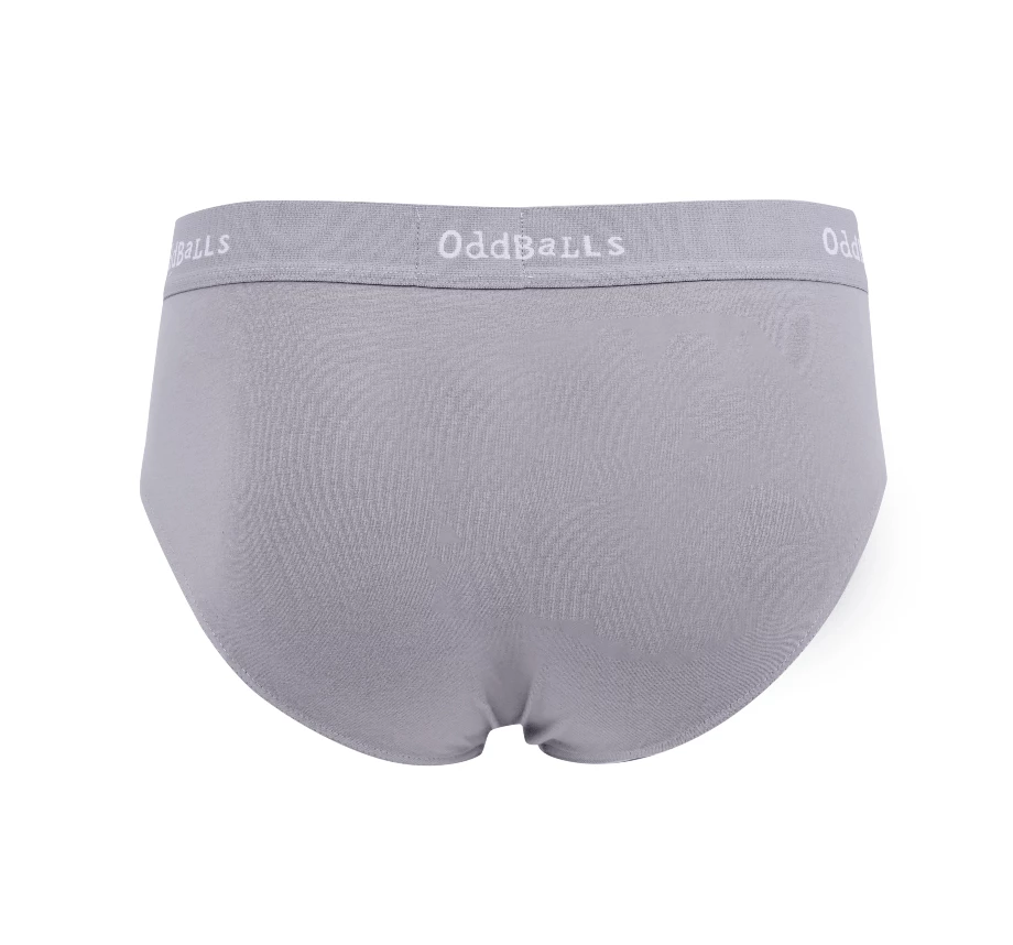 Cheapest 👏 OddBalls Grey & White - Teen Boys Briefs ✨ 4 OddBalls Grey & White - Teen Boys Briefs