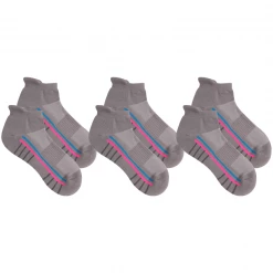 OddBalls Ankle & Trainer Socks All Grey Trainers Socks - 3 Pack Sock Bundle (Made From Recycled Plastic)