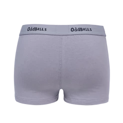 OddBalls Grey & Black - Ladies Boxers