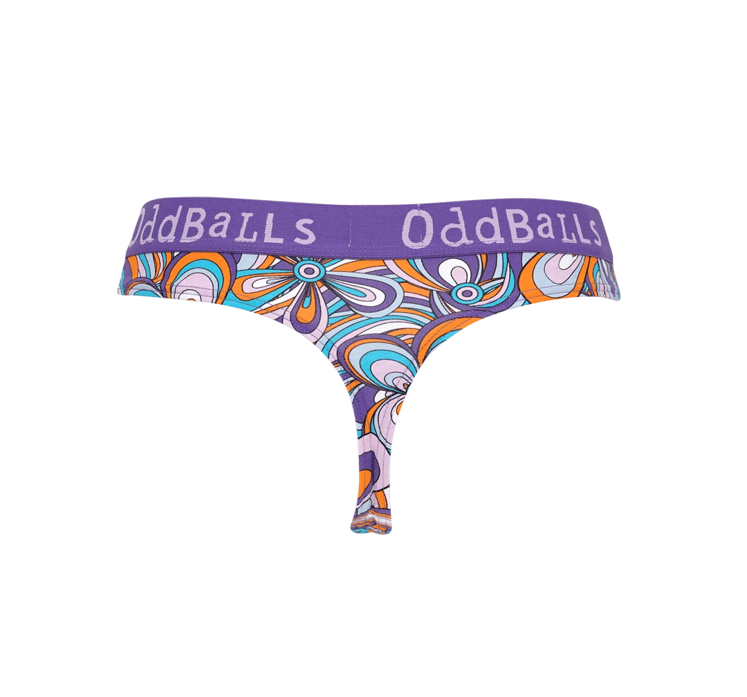 Promo 🛒 OddBalls Groovy - Teen 👧 Girls Thong 🔥 3 OddBalls Groovy - Teen Girls Thong