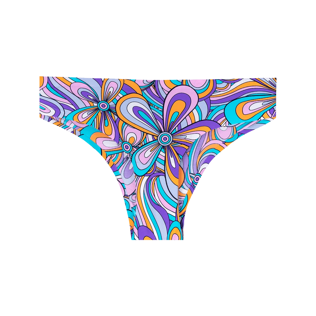 Hot Sale 🔔 OddBalls Groovy - Teen 👧 Girls Seamless Brazilian Briefs 🔥 3 OddBalls Groovy - Teen Girls Seamless Brazilian Briefs
