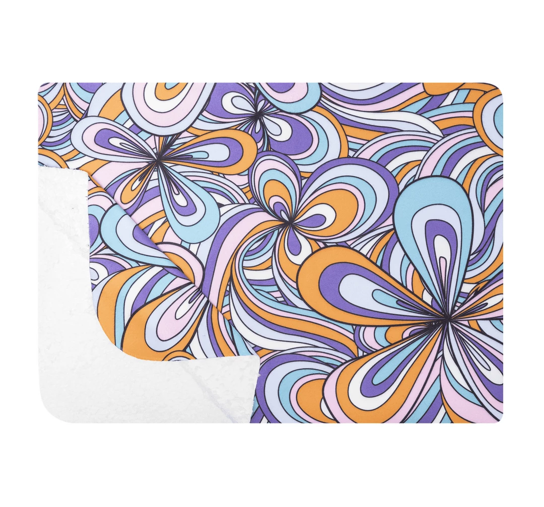 Discount 🔥 OddBalls Groovy - Luxury Sherpa Fleece Blanket ✔️ 3 OddBalls Groovy - Luxury Sherpa Fleece Blanket