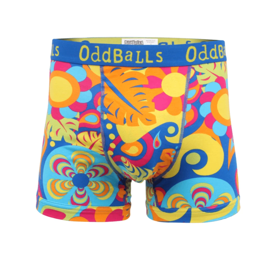 Discount ✔️ OddBalls Hippy Jungle - Teen Boys Boxer Shorts 👏 3 OddBalls Hippy Jungle - Teen Boys Boxer Shorts