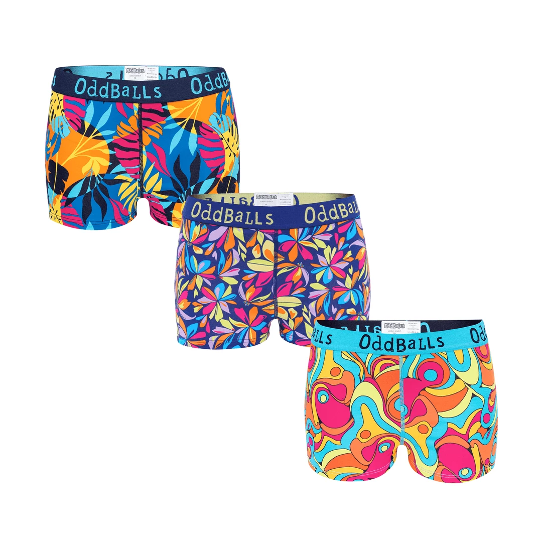 Cheap 🥰 OddBalls 🌞 Summer Shop Holiday Bundle - Ladies Boxers 3 Pack Bundle ⭐ 3 OddBalls Summer Shop Holiday Bundle - Ladies Boxers 3 Pack Bundle