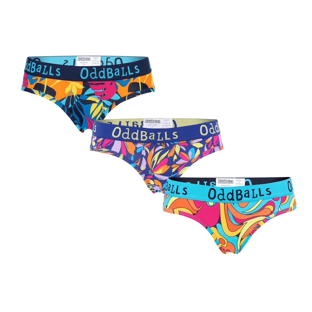Brand new 🎁 OddBalls Holiday Bundle - Ladies Briefs 3 Pack Bundle ✨ 3 OddBalls Holiday Bundle - Ladies Briefs 3 Pack Bundle