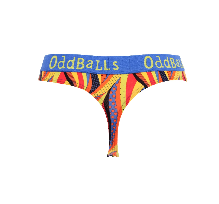 Brand new ✔️ OddBalls Jester - Ladies 🩴 Thongs 🔔 3 OddBalls Jester - Ladies Thongs