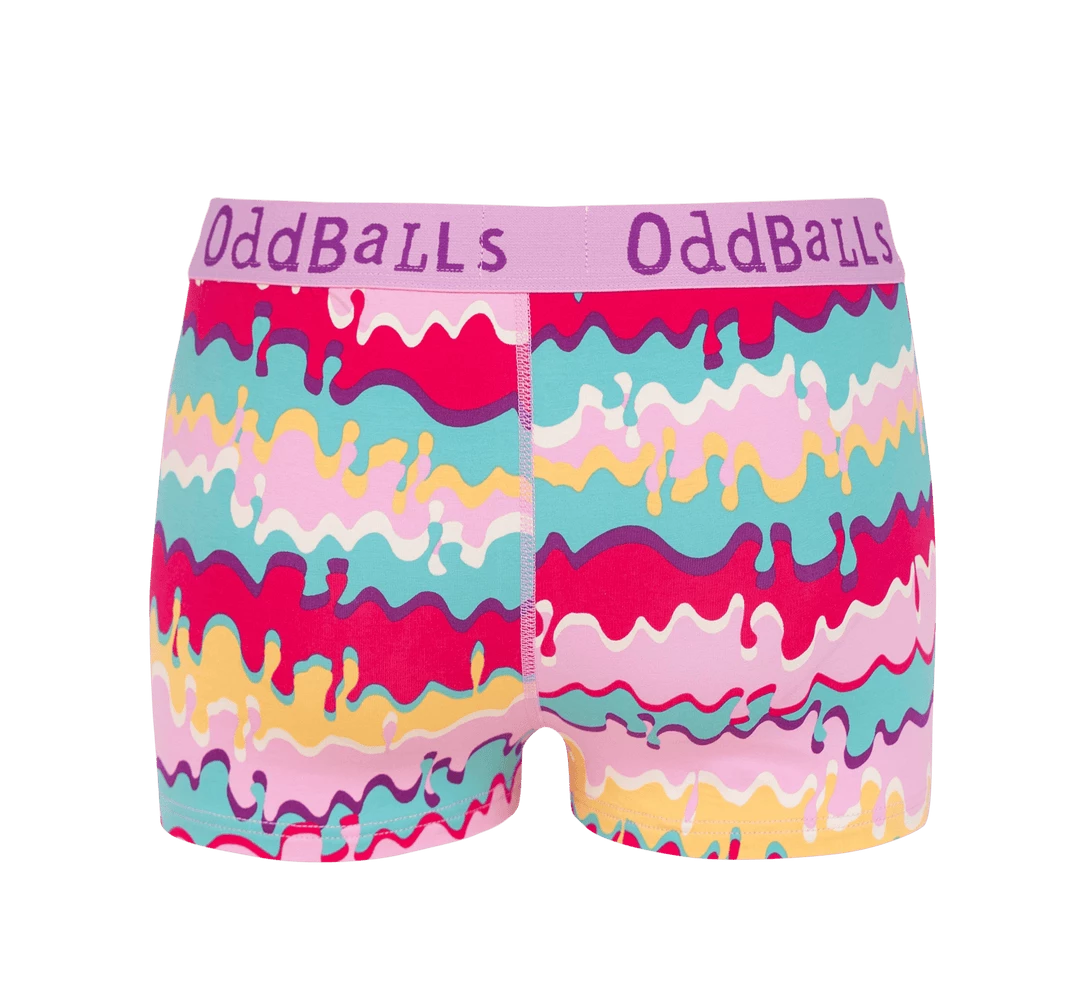 Outlet ๐งจ OddBalls Knickerbocker Glory - Ladies Boxers ๐ 4 OddBalls Knickerbocker Glory - Ladies Boxers