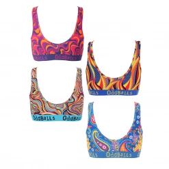 OddBalls Bralettes Summer Sale | Camping Bundle - Ladies Bralette 4 Pack Bundle