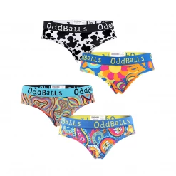 OddBalls The Original Bundle - Ladies Briefs 4 Pack Bundle