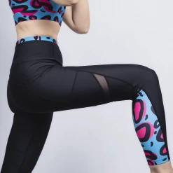OddBalls Lazy Leopard - Leggings + Sports Bra Bundle