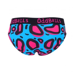 Budget 😀 OddBalls Lazy Leopard - Ladies Briefs ✔️ 7 OddBalls Lazy Leopard - Ladies Briefs