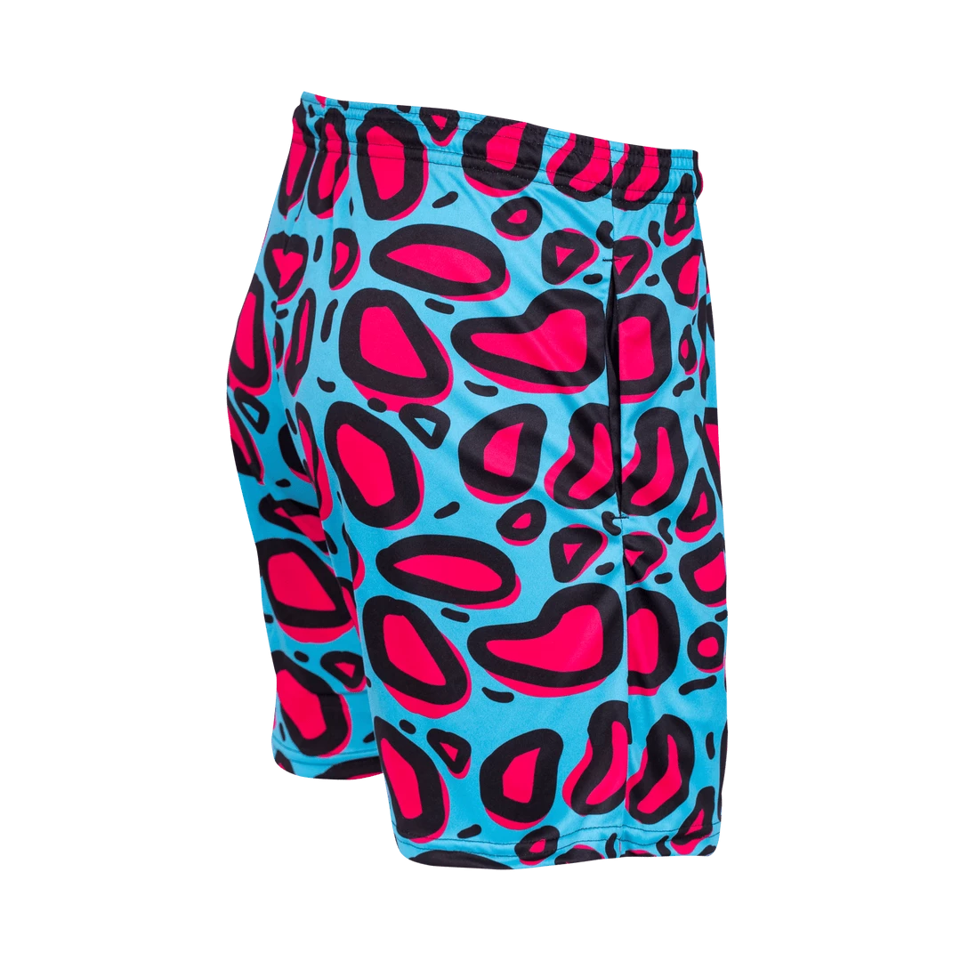 Deals ๐ OddBalls Lazy Leopard - Adventurous - Mens Sport Shorts ๐ 4 OddBalls Lazy Leopard - Adventurous - Mens Sport Shorts