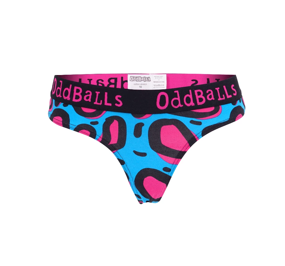 Buy 😉 OddBalls Lazy Leopard - Teen 👧 Girls 🩴 Thongs 👍 4 OddBalls Lazy Leopard - Teen Girls Thongs