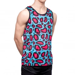 OddBalls Lazy Leopard - Adventurous - Running Vest Sportswear