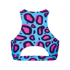 OddBalls Lazy Leopard - Teen Girls Sports Bra