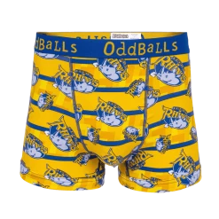 OddBalls Leeds Rhinos - Amber - Mens Boxer Shorts