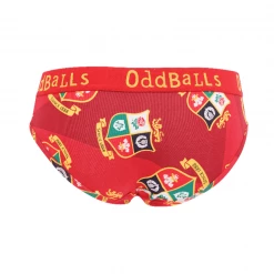 OddBalls British & Irish Lions - Red - Ladies Briefs