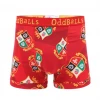 OddBalls British & Irish Lions - Red - Teen Boys Boxer Shorts