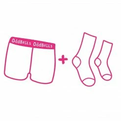 OddBalls Subscriptions Ladies Boxer Shorts & Socks Monthly Subscription [G2] Boxers