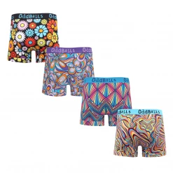 OddBalls Summer Sale | Beach Bundle - Mens Boxer Shorts 4 Pack Bundle