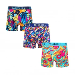 OddBalls Holiday Bundle - Mens Boxer Shorts 3 Pack Bundle