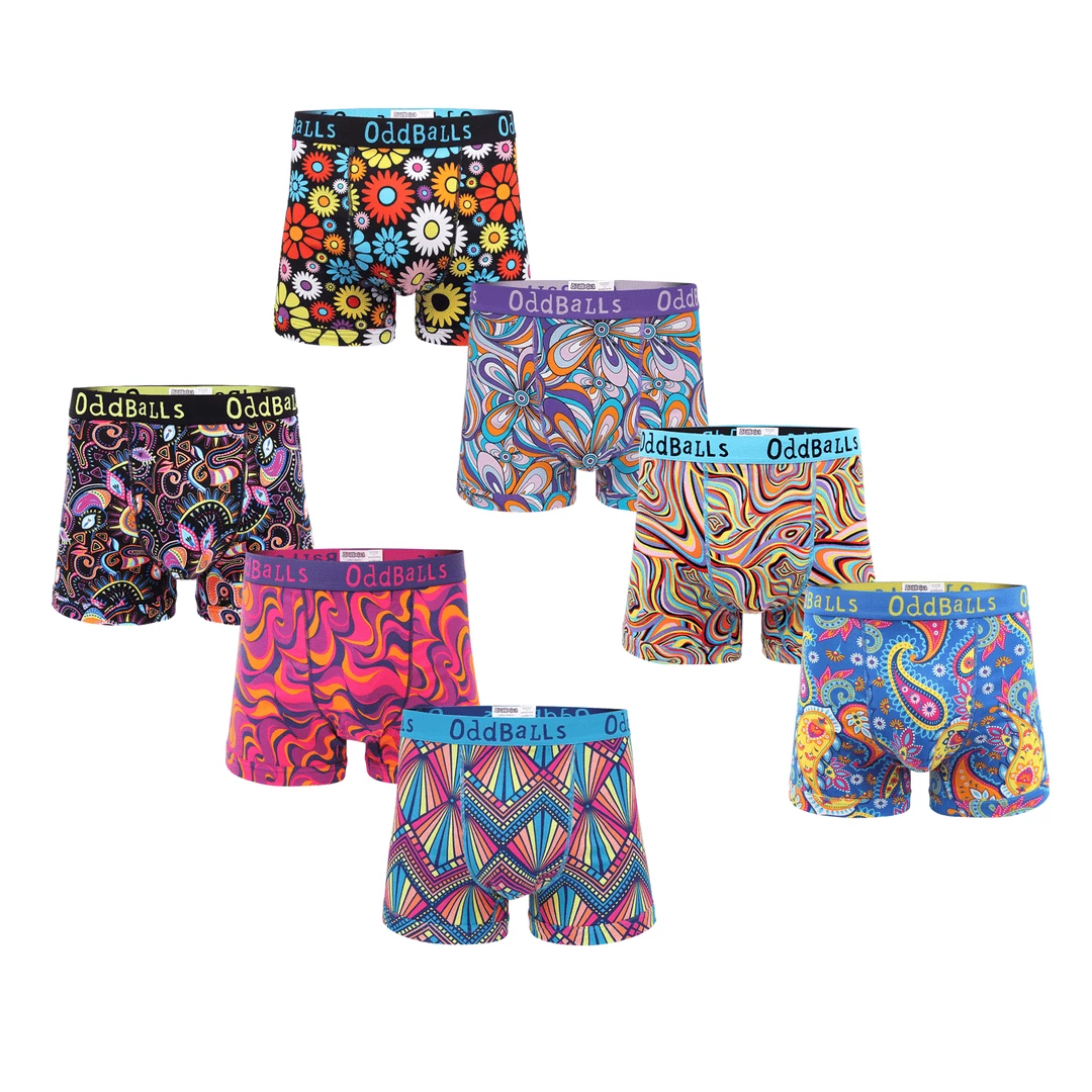 Best Pirce 🎉 OddBalls 🌞 Summer Sale | Surf Bundle - Mens Boxer Shorts 7 Pack Bundle 🎉 3 OddBalls Summer Sale | Surf Bundle - Mens Boxer Shorts 7 Pack Bundle
