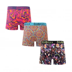 OddBalls The Rave Bundle - Mens Boxer Shorts 3 Pack Bundle
