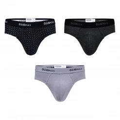 OddBalls The Bold Bundle - Mens Briefs 3 Pack Bundle
