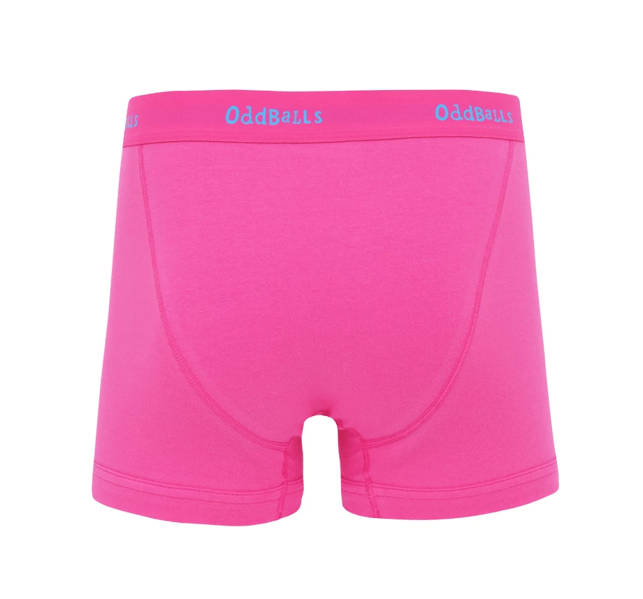 Wholesale ๐ OddBalls Magenta & Cyan - Teen Boys Boxer Shorts ๐คฉ 4 OddBalls Magenta & Cyan - Teen Boys Boxer Shorts