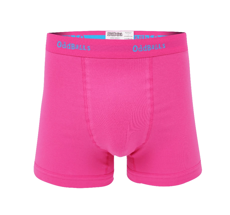 Wholesale ๐ OddBalls Magenta & Cyan - Teen Boys Boxer Shorts ๐คฉ 3 OddBalls Magenta & Cyan - Teen Boys Boxer Shorts