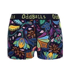 OddBalls Teen Girls Boxer Shorts Magic Garden - Teen Girls Boxers