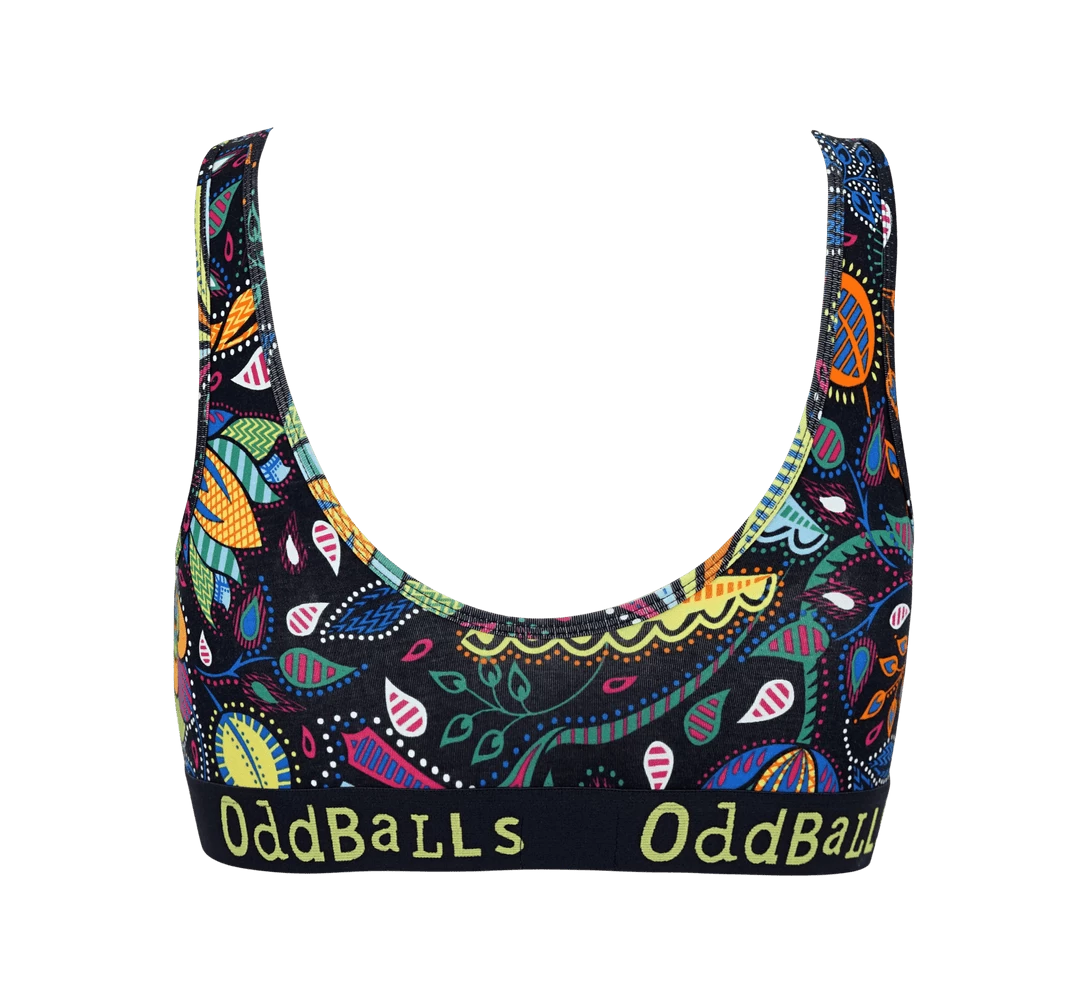 Best Pirce 😍 OddBalls Bralettes Magic Garden - Ladies Bralette 😍 4 OddBalls Bralettes Magic Garden - Ladies Bralette
