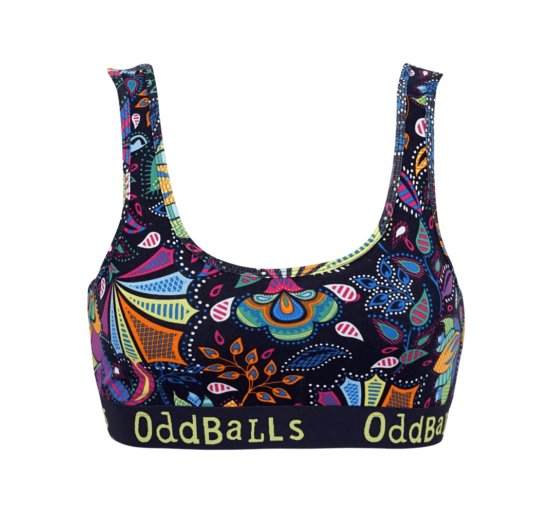 Best Pirce 😍 OddBalls Bralettes Magic Garden - Ladies Bralette 😍 3 OddBalls Bralettes Magic Garden - Ladies Bralette