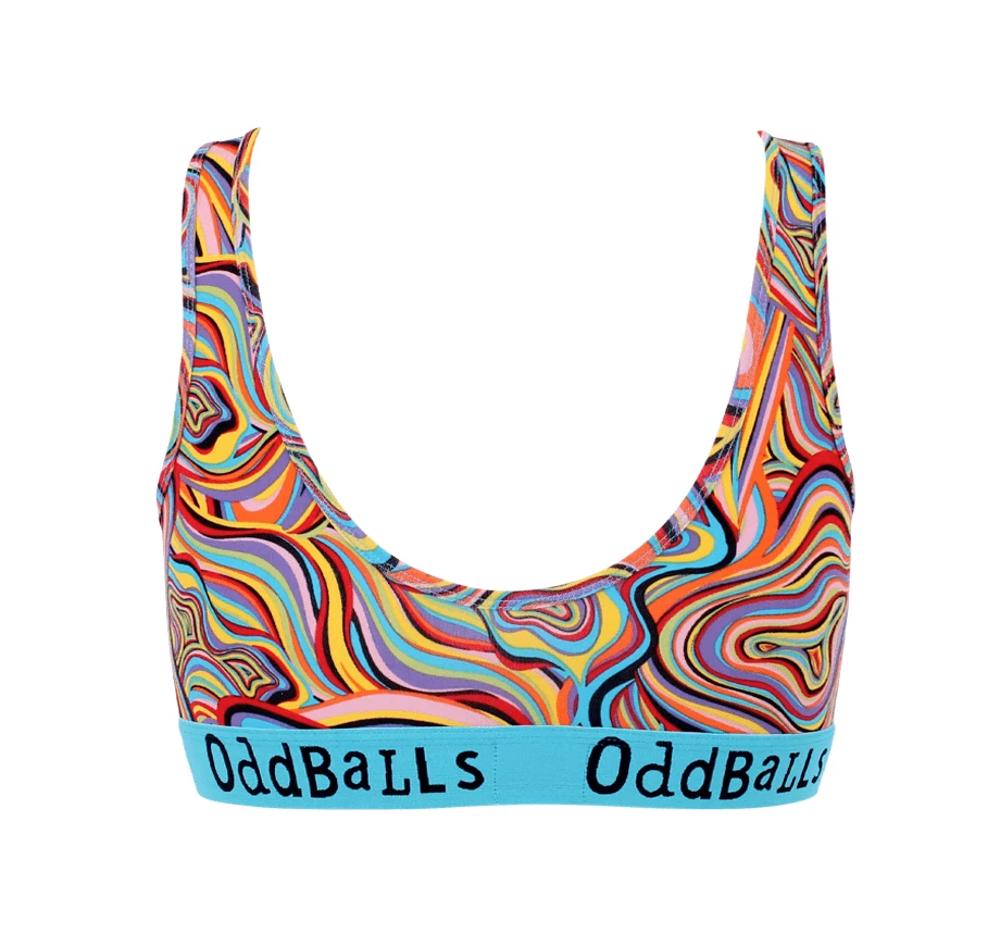 Discount 🌟 OddBalls Teen 👧 Girls Bralettes Marble - Teen 👧 Girls Bralette 🎁 4 OddBalls Teen Girls Bralettes Marble - Teen Girls Bralette