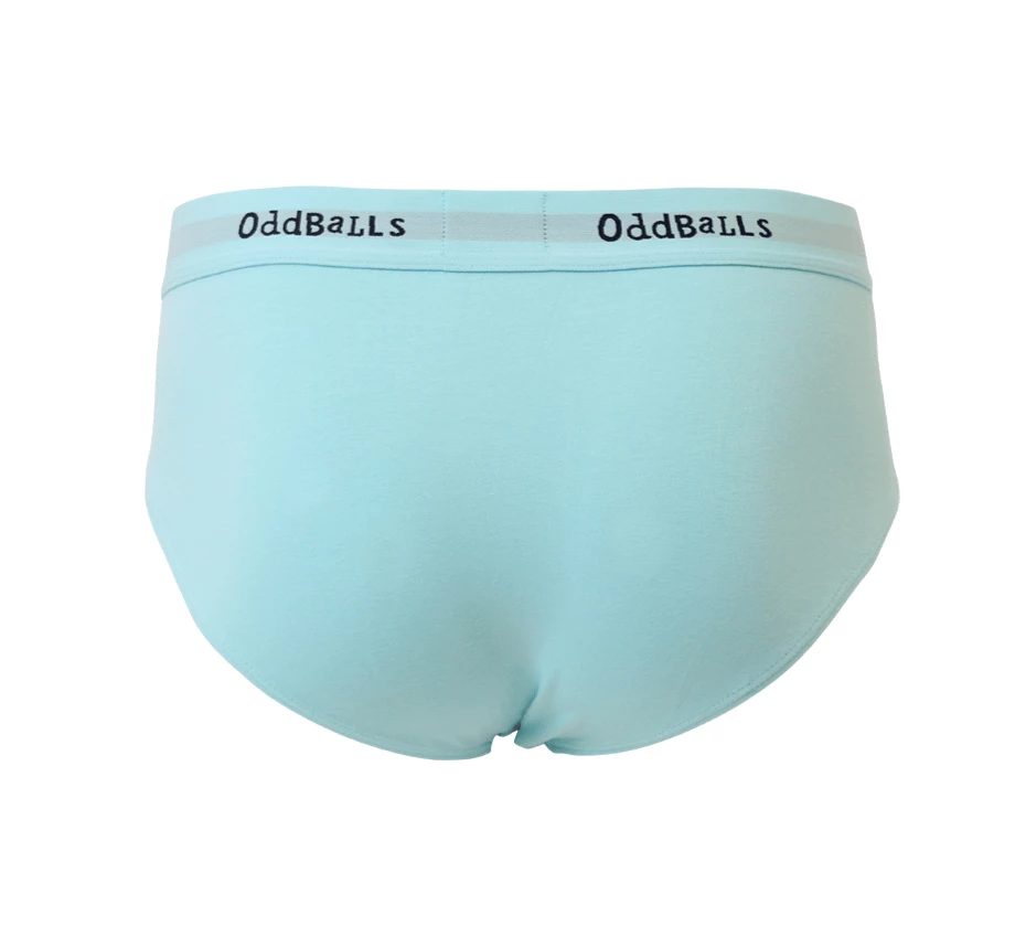 New 🔥 OddBalls Mint & Navy - Teen Boys Briefs 🔥 4 OddBalls Mint & Navy - Teen Boys Briefs