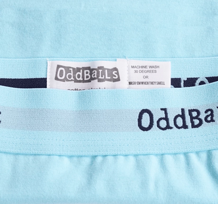 New 🔥 OddBalls Mint & Navy - Teen Boys Briefs 🔥 5 OddBalls Mint & Navy - Teen Boys Briefs