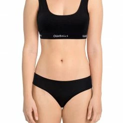 Best Pirce 🎁 OddBalls Black - Teen 👧 Girls Seamless Brazilian Briefs 🔔 10 OddBalls Black - Teen Girls Seamless Brazilian Briefs