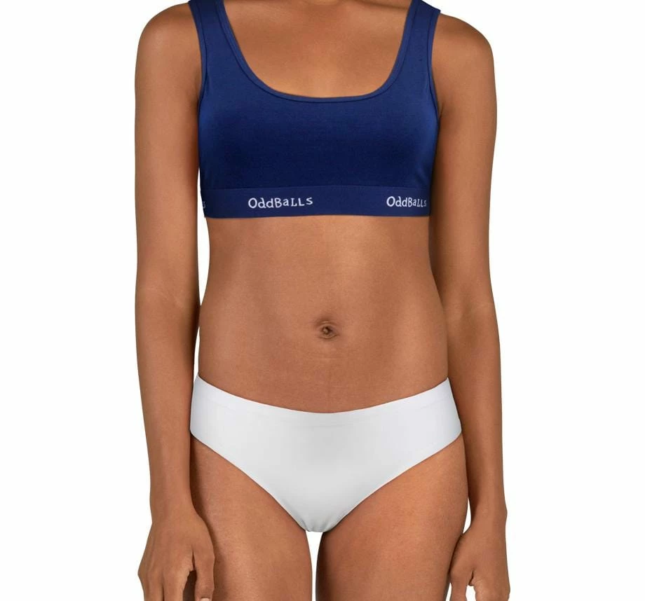 Flash Sale 🔔 OddBalls White - Teen 👧 Girls Seamless Brazilian Briefs ⌛ 5 OddBalls White - Teen Girls Seamless Brazilian Briefs