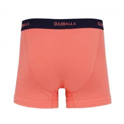 OddBalls Navy & Coral - Teen Boys Boxer Shorts